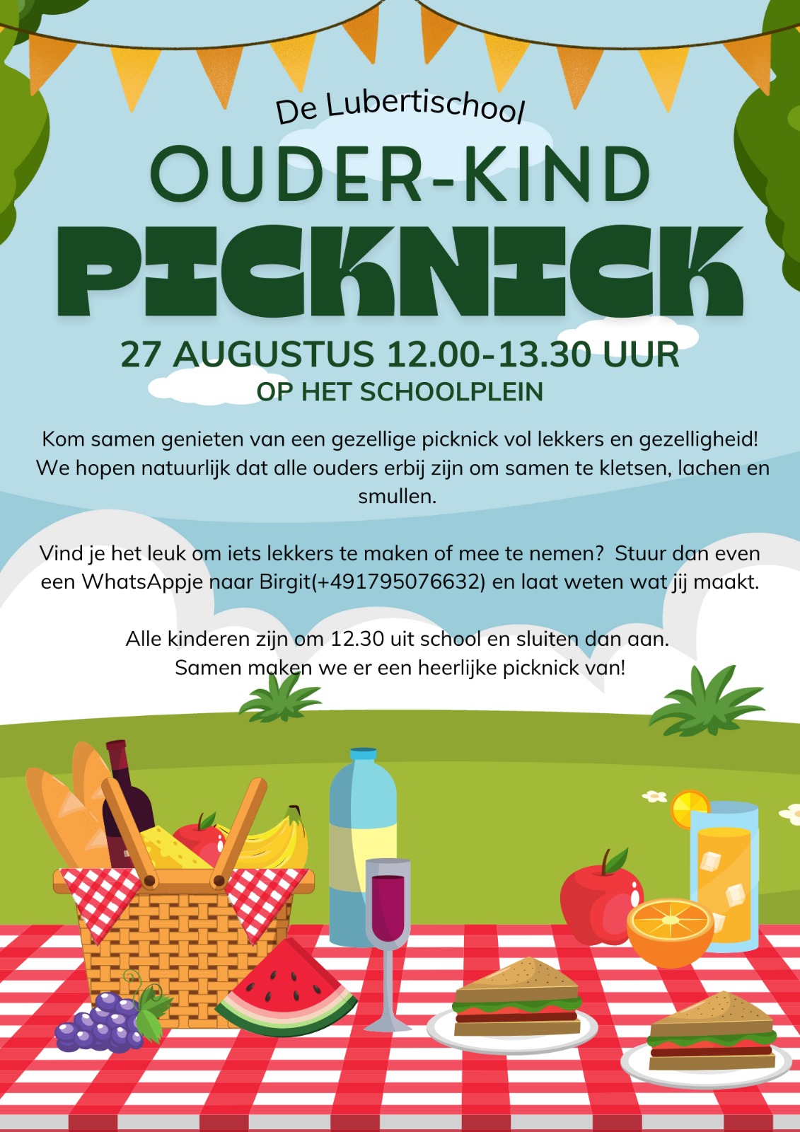 Luberti's ouder en kind picknick